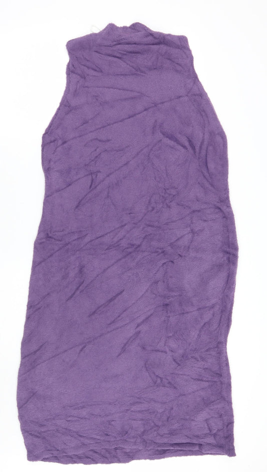 Warehouse Womens Purple A-Line Size L