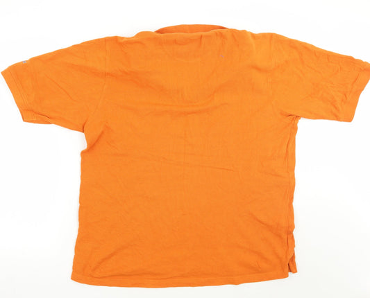 RAM Mens Orange Polo Size M