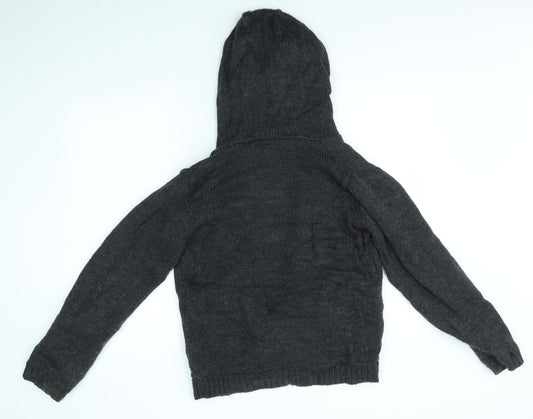 PEPPERTS! Boys Grey Full Zip Hoodie Size 10-11 Years