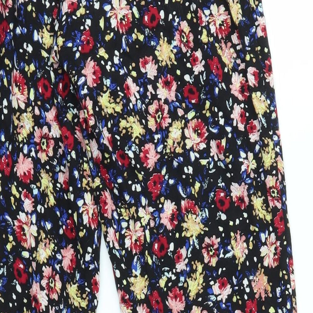 Womens UK Size S Brave Soul Regular Fit Multicoloured Trousers
