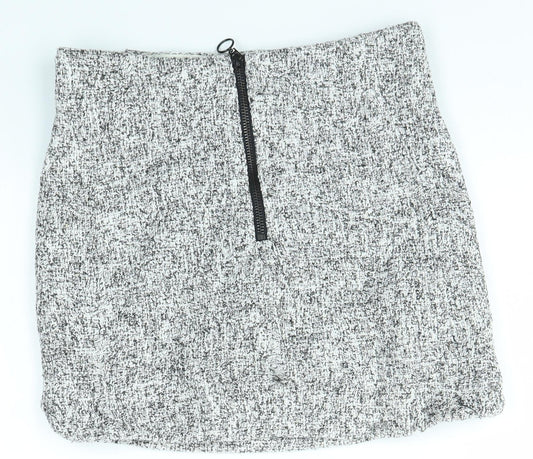 FOREVER 21 Womens Grey Mini Skirt Size 6