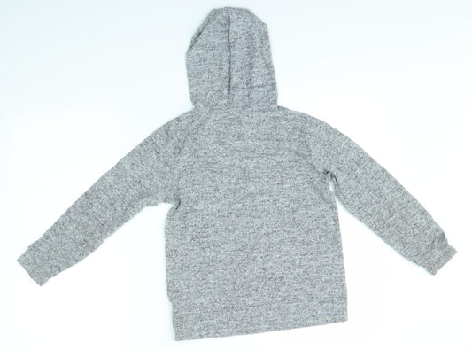 Primark Girls Grey Pullover Hoodie Size 9-10 Years