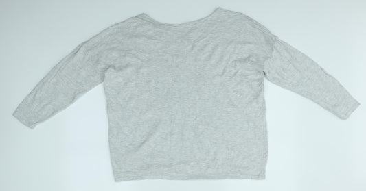 Womens UK Size 20 Bonmarché Grey Pullover Jumper