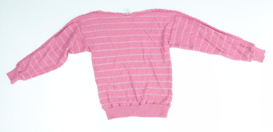 Primark Womens Pink Pullover Jumper Size S