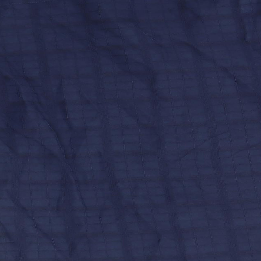 Mens UK Size S M&S Blue Button-Up Long Sleeve Casual Shirt