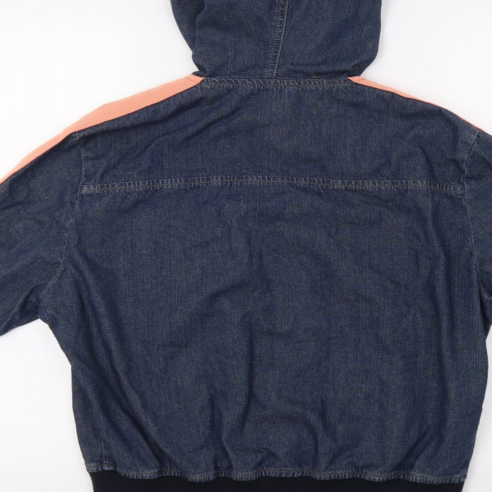 Brand and care label for George women’s blue jacket, size UK 10