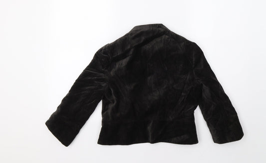 Topshop Womens Brown Jacket Blazer Size 8