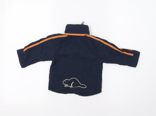 Roots Baby Blue Jacket Size 6-9 Months