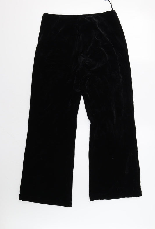 Tina Taylor Womens Black Trousers Size 10 L29 in