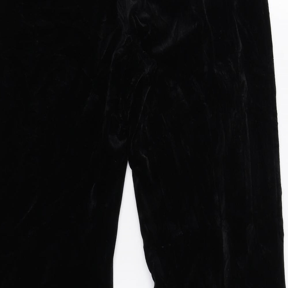 Tina Taylor Womens Black Trousers Size 10 L29 in