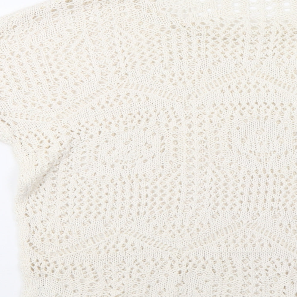 F&F Womens Ivory Pullover Jumper Size 10