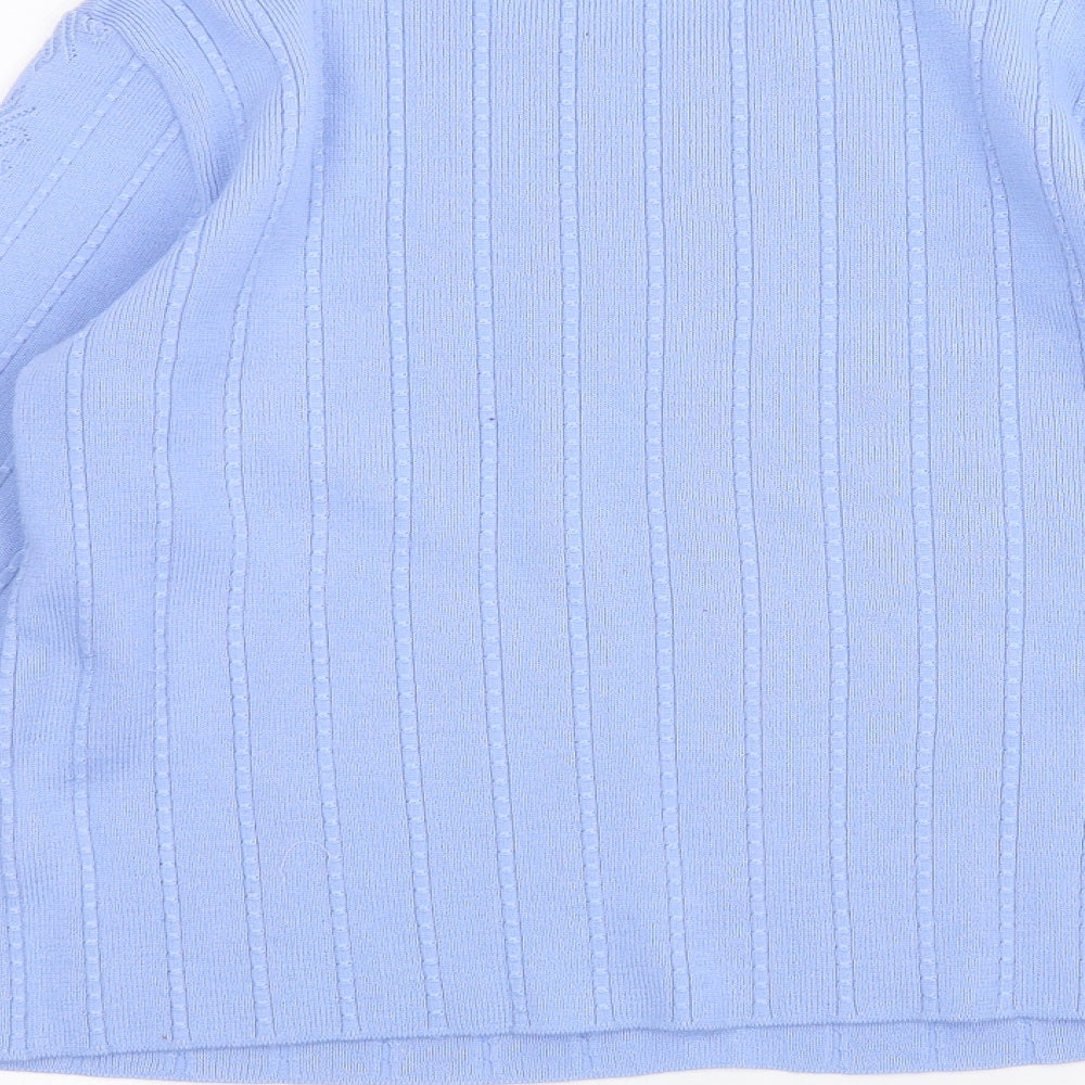 Womens UK Size 12 Emreco Blue Pullover Jumper