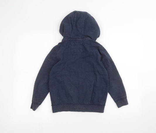 NEXT Girls Blue Full Zip Hoodie Size 6 Years