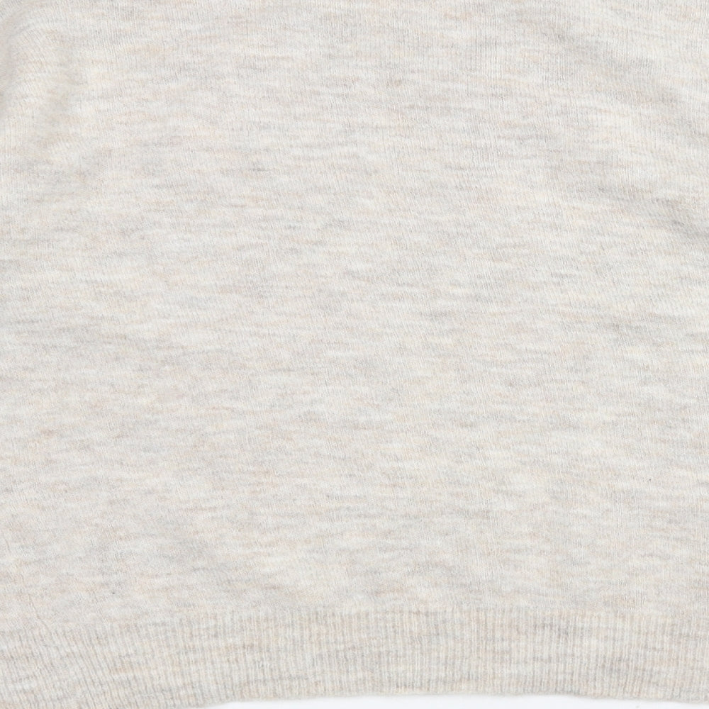 Womens UK Size M New Look Beige Pullover Jumper