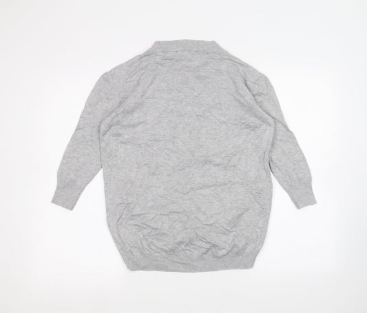 Womens UK Size 8 Mandi Grey Pullover Jumper