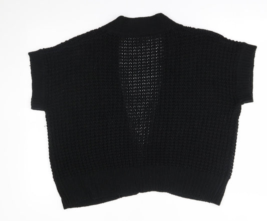TU Womens Black Cardigan Jumper Size 12