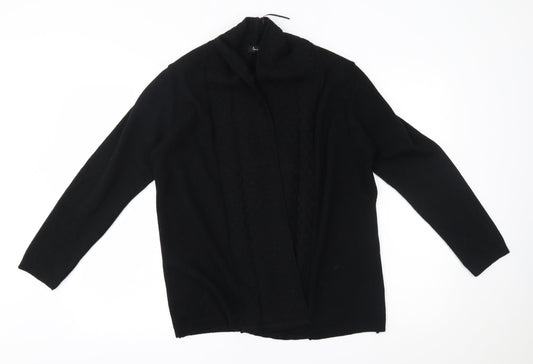 Womens UK Size M Insight Black Cardigan Jumper