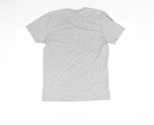 Boohoo Womens Grey Basic T-Shirt Size M