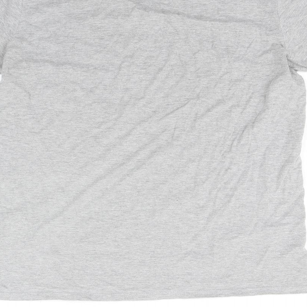 Boohoo Womens Grey Basic T-Shirt Size M