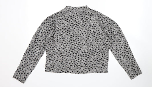 Womens UK Size 8 NEXT Grey Pullover Jumper