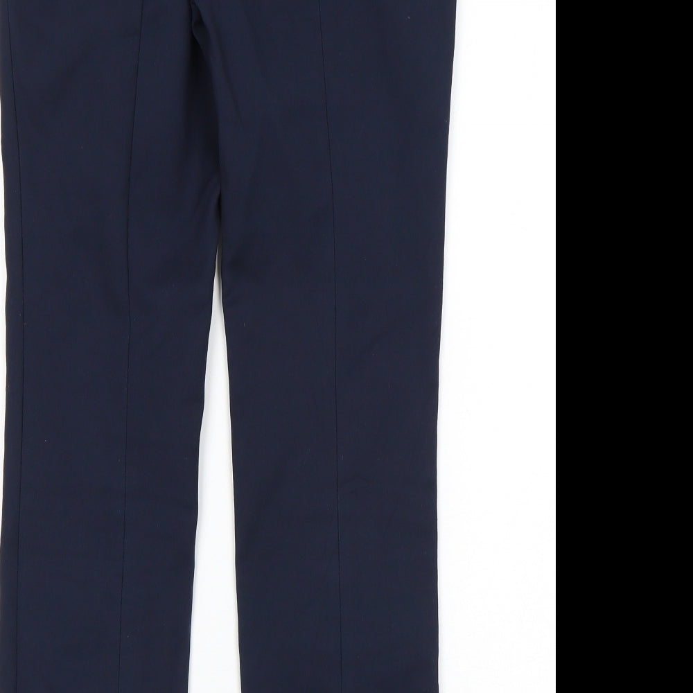 Womens UK Size S Zara Regular Fit Blue Trousers