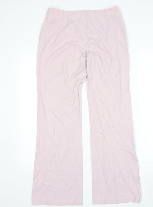 George Womens Pink Trousers Size 10 L29 in