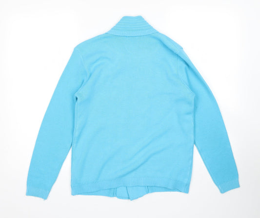 Hand to Hnad Womens Blue Pullover Jumper Size S