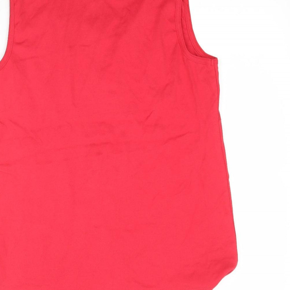 Bonmarché Womens Red Basic Tank Size M