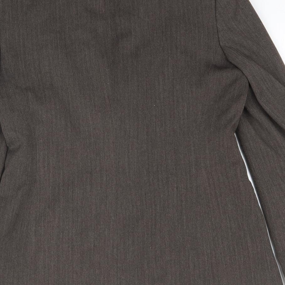 Autonomy Womens Brown Jacket Blazer Size 10