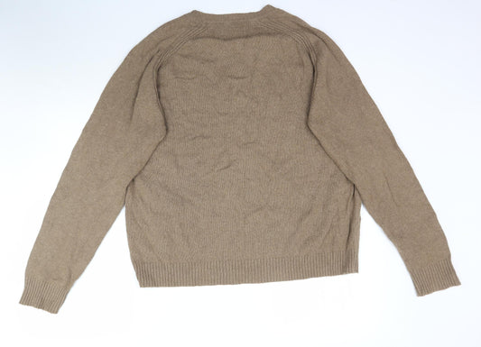 Debenhams Womens Beige Knit Pullover Jumper Size XL