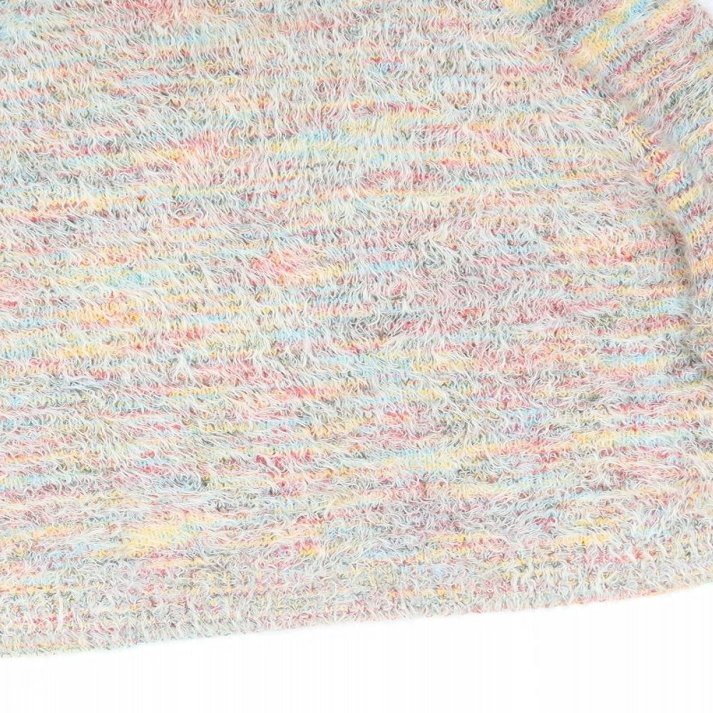Womens UK Size S QED London Multicoloured Pullover Jumper