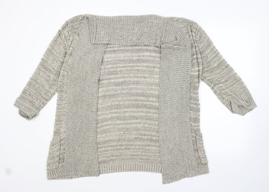 Womens UK Size 14 Atmosphere Beige Cardigan Jumper