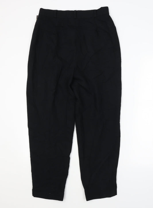 Hamells Womens Black Trousers Size 14 L26 in