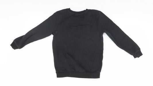 TU Girls Black Pullover Jumper Size 6 Years