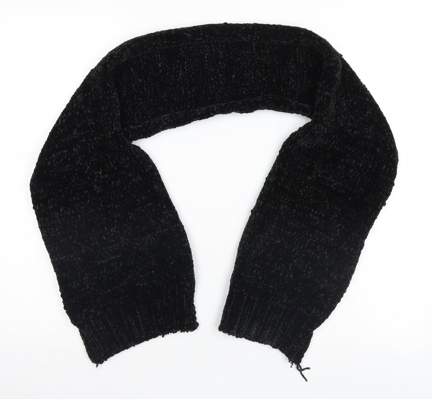 Preworn Womens Black Scarf