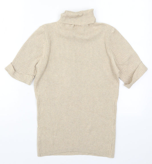 BHS Boys Beige Knit Pullover Jumper Size 12 Years