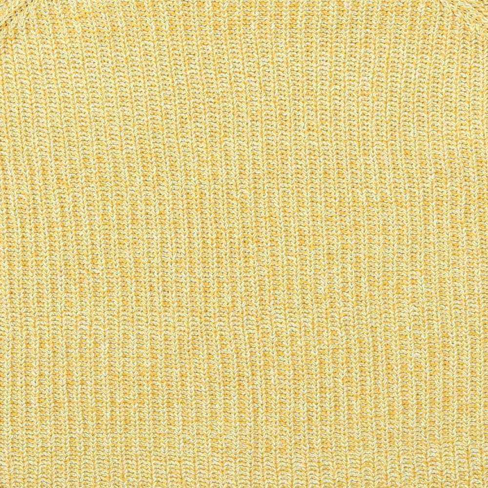 Womens UK Size 10 River Island Yellow Pullover Jumper