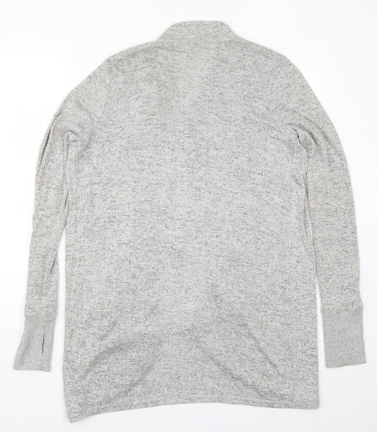 AnyBody Womens Grey Rayon Cardigan Jumper Size S