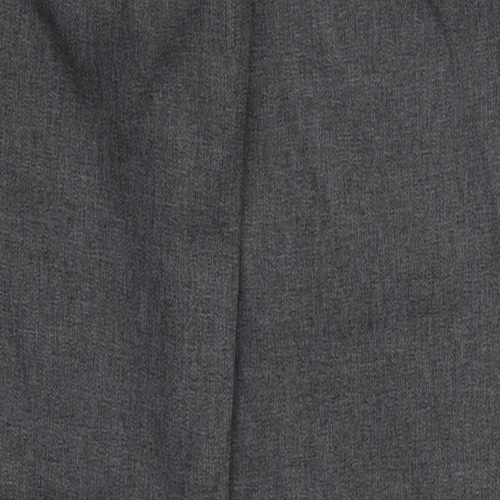 Mens UK Size 34 Uniform Direct Regular Fit Grey Trousers