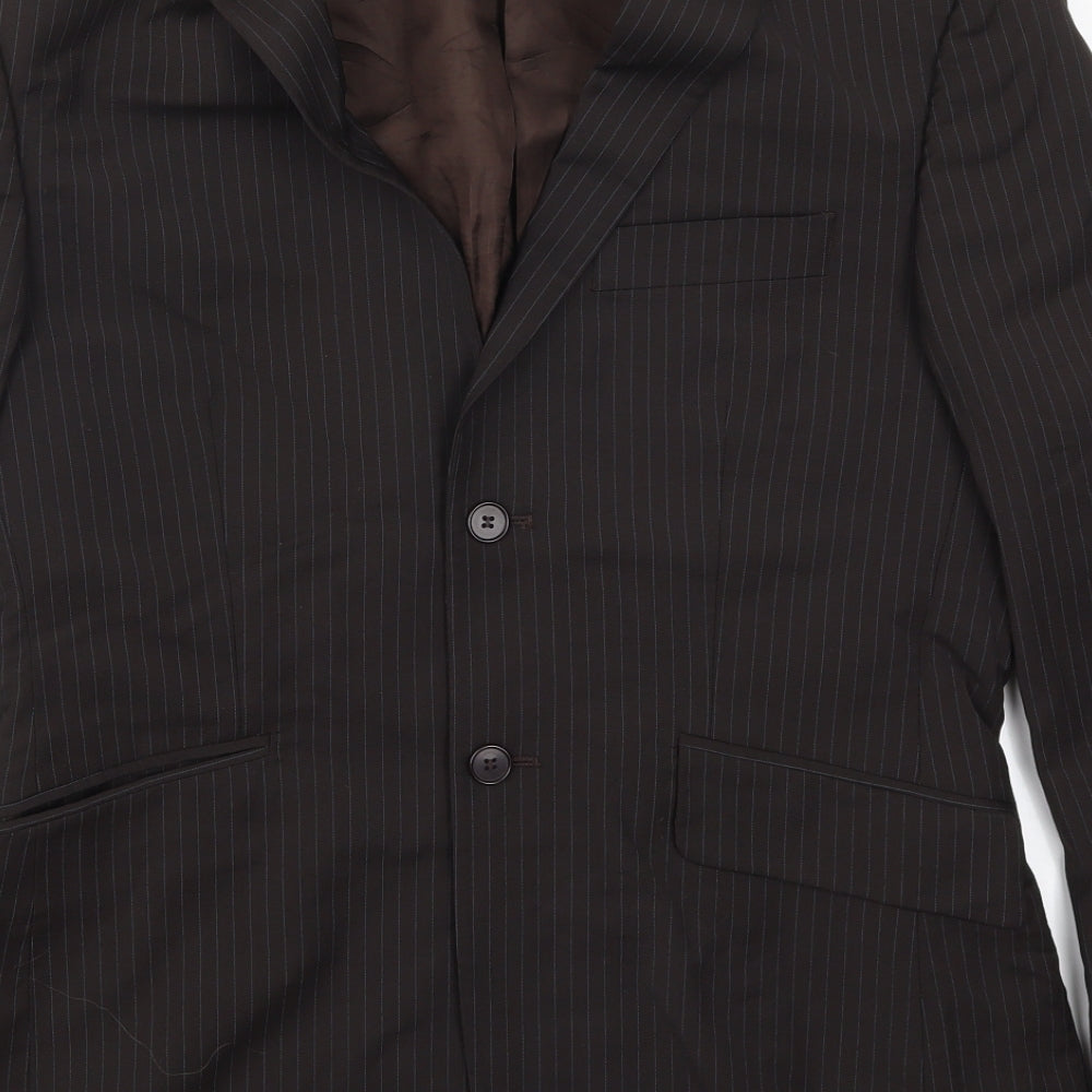 Mens UK Size 38 Karl Jackson Regular Brown Suit Jacket