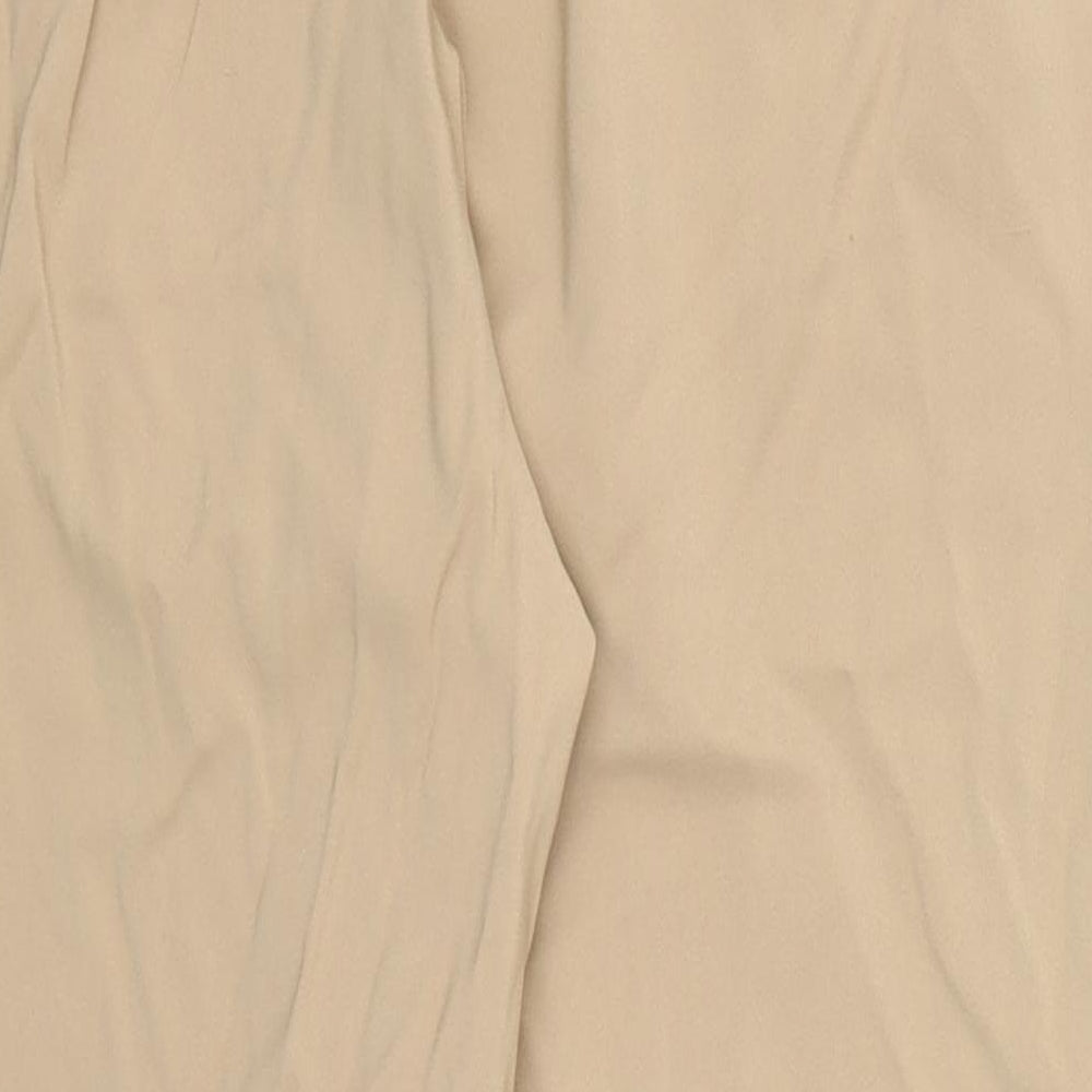 Preworn Womens Beige Trousers Size 18 L24.5 in