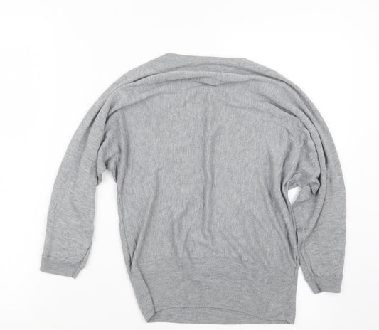 Womens UK Size 8 H&M Grey Pullover Jumper