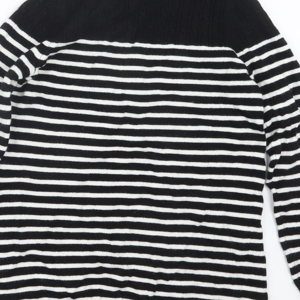Womens UK Size 8 M&Co Black Pullover Jumper