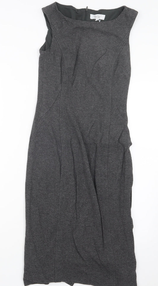 NEXT Womens Grey Shirt Dress Size 8