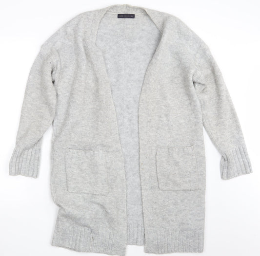 Womens UK Size S M&S Grey Wrap Jumper