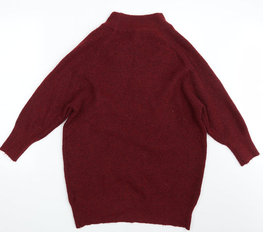 Womens UK Size XS Topshop Purple Pullover Jumper