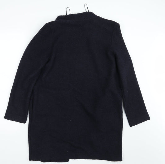 F&F Womens Blue Wrap Jumper Size 10