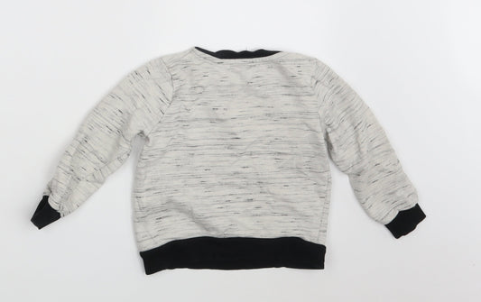 George Boys Grey Pullover Jumper Size 3-4 Years