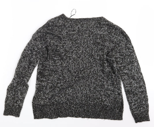 Womens UK Size M New Look Black Pullover Jumper