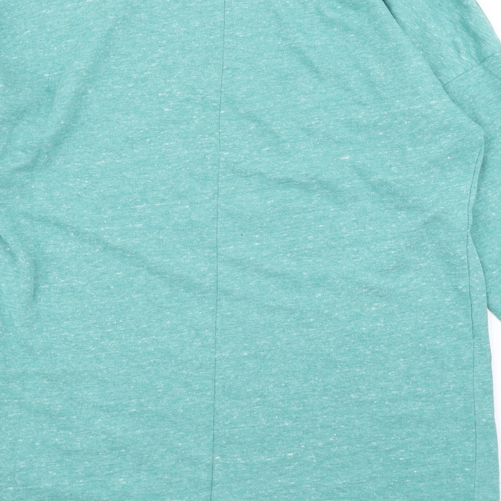 Womens UK Size XS Divided Blue Basic T-Shirt